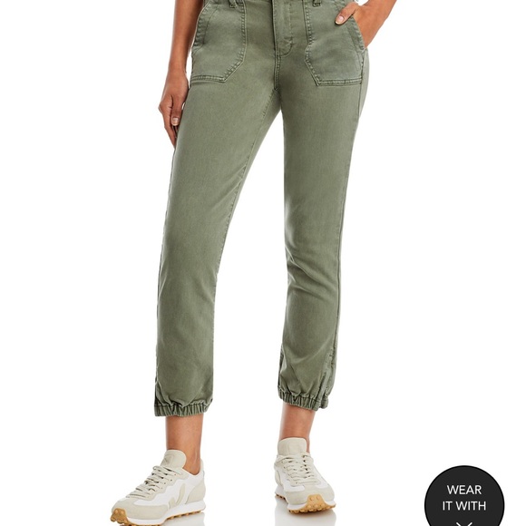 PAIGE Mayslie Cropped Jogger Pants - Picture 1 of 6